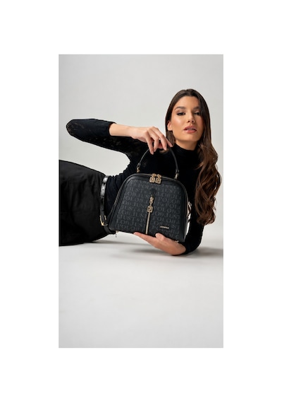 Just Polo Lüks Tasarım Siyah Premium Çantası Askılı Ve Kol Çantası Geniş İç Hacimli Premium Model Siyah2