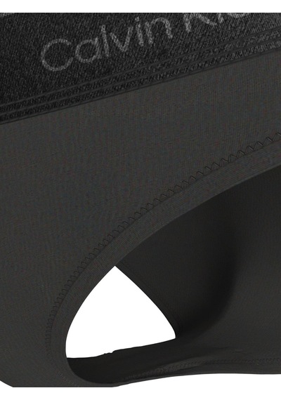 Calvin Klein Kadın Siyah Logo Detaylı Pamuklu Bikini Külot-13380 Siyah