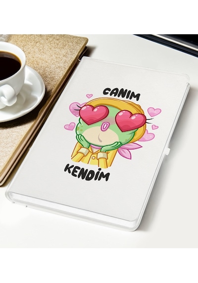 Bk Gift Canım Kendim Tasarımlı Beyaz Defter, Arkadaşa Hediye, Doğum Günü Hediyesi Kobitmeyencom29834 Bk Gift