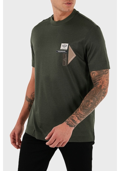 Emporio Armani Erkek T Shirt Em002959 Af18312 U8120 Haki Haki