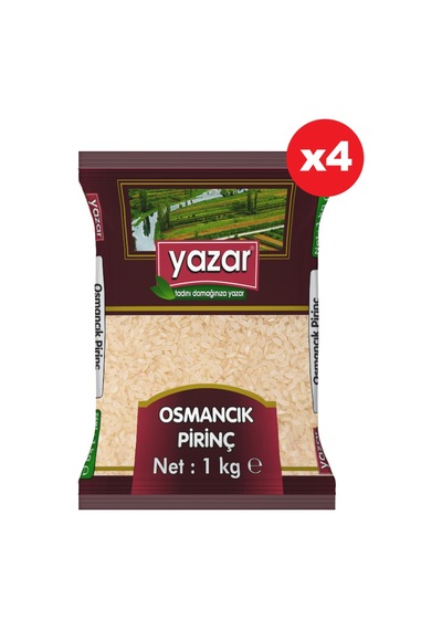 Yazar Osmancık Pirinç 4 x 1 KG