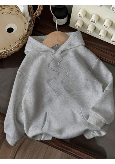 Uyguntarz Unisex Rome Italy Baskılı Oversize Sweatshirt Gri
