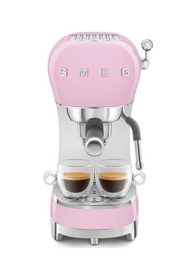 Smeg ECF02PKEU 50's Style Pembe Espresso Kahve Makinesi