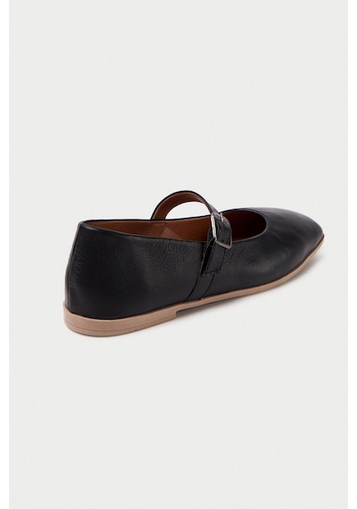 Mubiano Hakiki Deri Collection Kadın Babet Siyah -mcmng24450-s Siyah