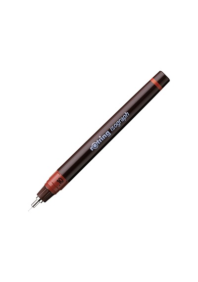 Isograph Teknik Çizim Kalemi, 0,1 Mm, Siyah Mürekkep