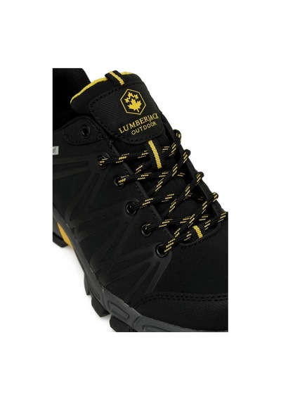 Lumberjack Shell G 5pr Siyah Sarı Unisex Su Geçirmez Outdoor Ayakkabı Siyah