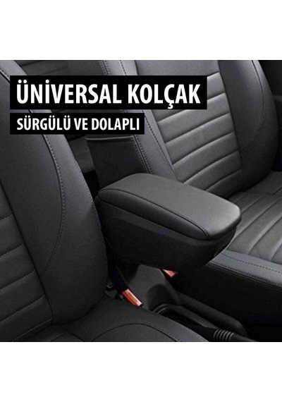 Sürgülü Kol Dayama Kolçak Her Araca Uygun Oto Kolçak Universal