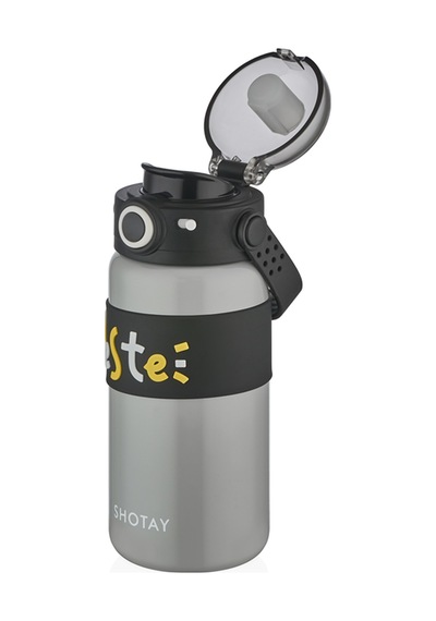 Shotay Beste Çelik Termos Matara Siyah 500 Ml.