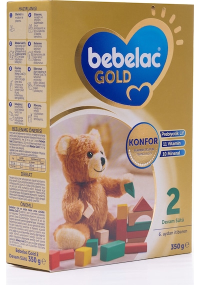 Bebelac Gold 2 Devam Sütü 350 G 3 Adet