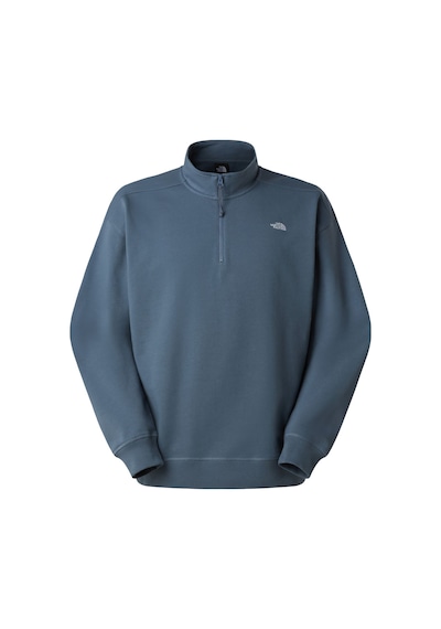 The North Face U Essentıal Lıght Relaxed 1/4 Zıp Crew Unisex Sweatshirt Nf0a8gqf0u31 Gri