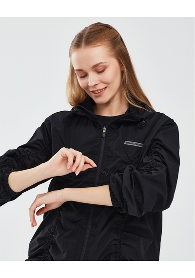 Skechers Micro Collection W Hooded Jacket Kadın Siyah Fermuarlı Eşofman Üstü S241094-001 Siyah Skechers Micro Collection W Hooded Jacket Kadın Siyah Fermuarlı Eşofman Üstü S241094-001 Siyah