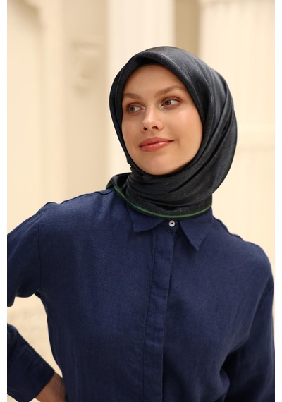 Silk Home Shiny Eşarp 75010-26 Lacivert, Benetton