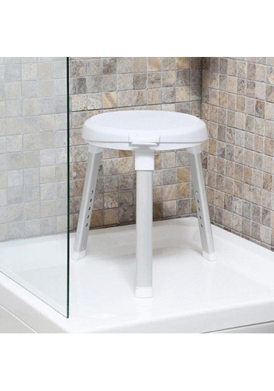 Daire Tabure.Banyo Içi Tabure Yaşlı Taburesi.Engelli Taburesi Beyaz