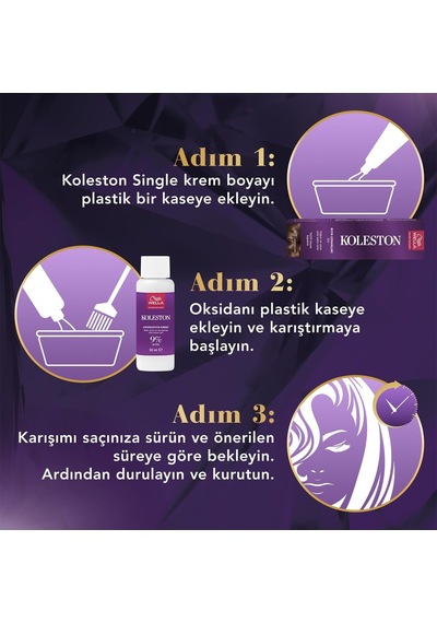 Single Tüp 55-46 Kızıl Büyü Saç Boyası