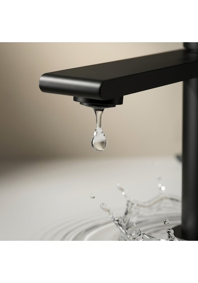 Fj-ss1015 Mat Siyah Lavabo Bataryası
