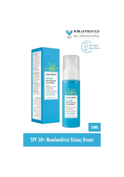 Maruderm Nemlendirici Güneş Kremi SPF50+ 50 ML