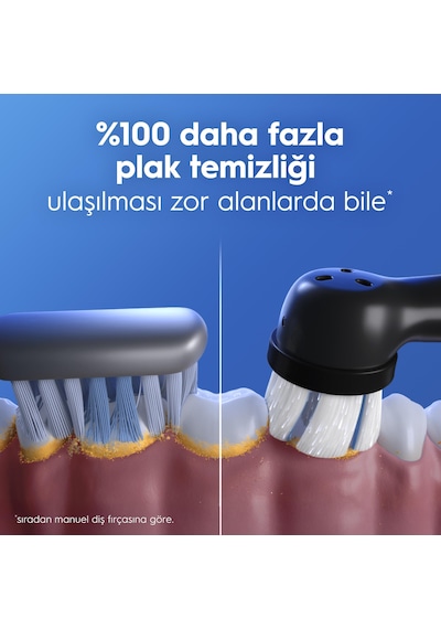 Oral-b İo2 Şarjlı/elektrikli Diş Fırçası, 2'li Set, Siyah & Orman Yeşili, 2 Fırça Başlığı, Seyahat Kabı