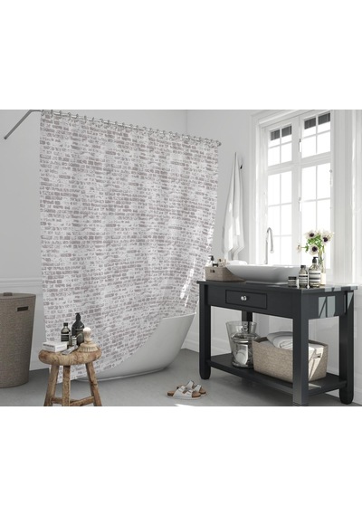 Zethome Jackline Banyo Duş Perdesi 1406 Tek Kanat 1x120x200 Çok Renkli