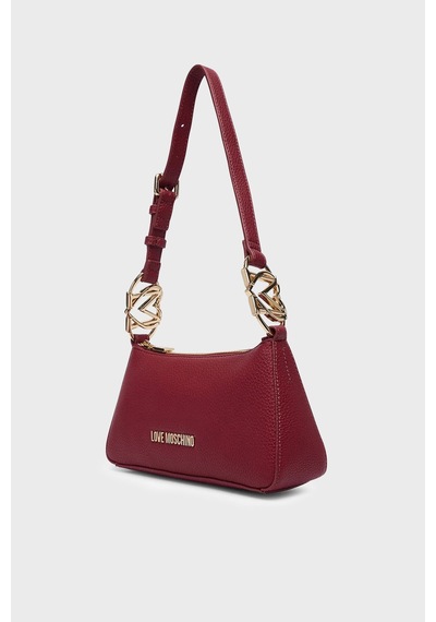 Love Moschino Logolu Ayarlanabilir Askılı Çanta Bayan Çanta Jc4007pp1plb0552 Bordo