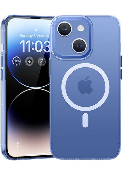 Benks Apple Uyumlu iPhone 14 Kılıf Sararmayan Wireless Şarj Destekli Benks Magnetik Haze Kapak ZORE-273701