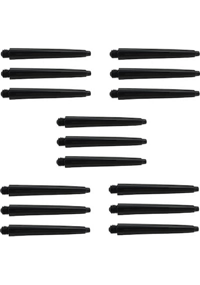 5 SET (15 Adet) 48mm DARTSAN NYLON DART ŞAFT-SHAFT. Siyah