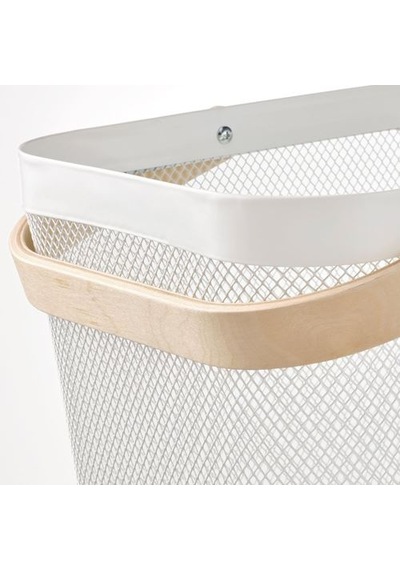 Ikea Rısatorp Sepet, Beyaz, 27x42x23 Cm