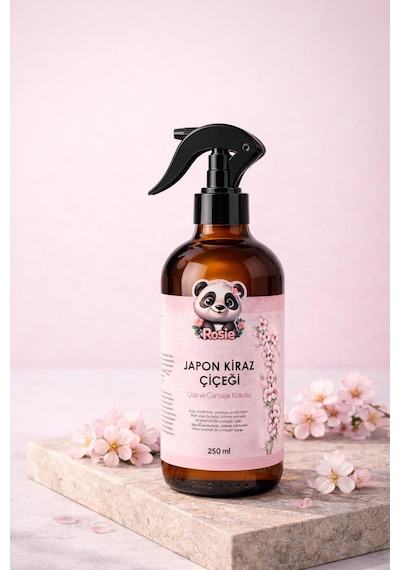 Rosie Japon Kiraz Çiçeği Sprey Oda Ve Giysi Kokusu 250 Ml, Sakura Çiçeği Ferahlığı Fresh