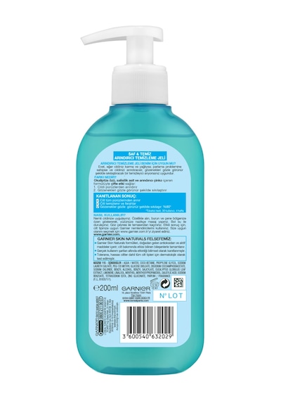 Garnier Saf & Temiz Temizleme Jeli 200 ML