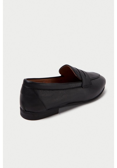 Mubiano Hakiki Deri Collection Kadın Loafer & Babet Siyah -mcmng12103-s Siyah