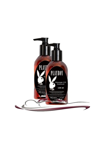 Süper Playboy Natural Massage Oil Kokusuz Vücut Masaj Yağı 2 Adet 120 Ml