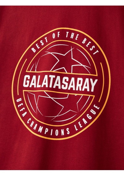 Gsstore Galatasaray Ucl Erkek T-shirt E252217 Bordo