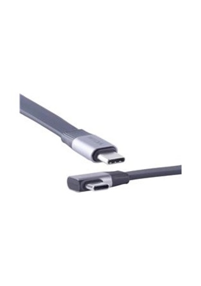 Vcom Cu582ra-2.0 Type-c Usb4 V2 90 Derece Düz 2.0m Şarj Kablosu Kdo
