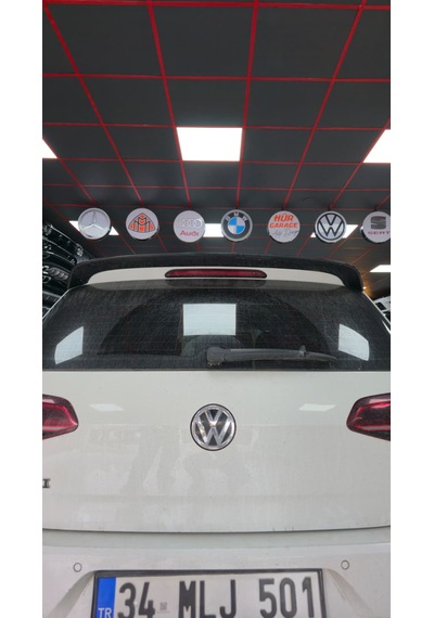 Golf 7 - 7.5 2013-2020 Spoyler Plastik Boyasız