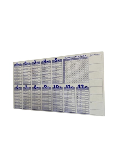 Statik Akıllı Kağıt Ingilizce Çarpım Tablosu 100x56 Cm