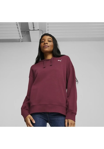 Puma Her Hoodie Tr Bordo Kadın Sweatshirt