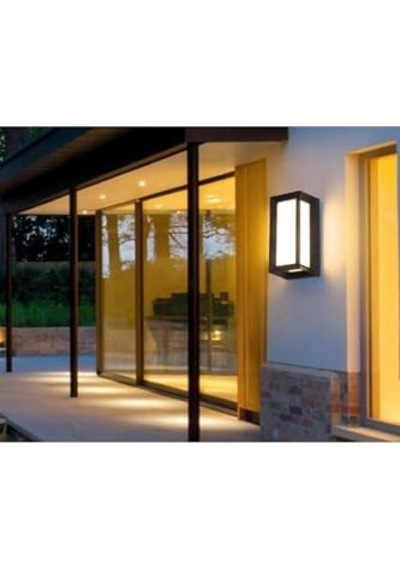 Bahçe Aydınlatması Led Işık 25cm 12w Gün Işığı 3000k Zita Ultra Bahçe Duvar Aplik Su Geçirmez