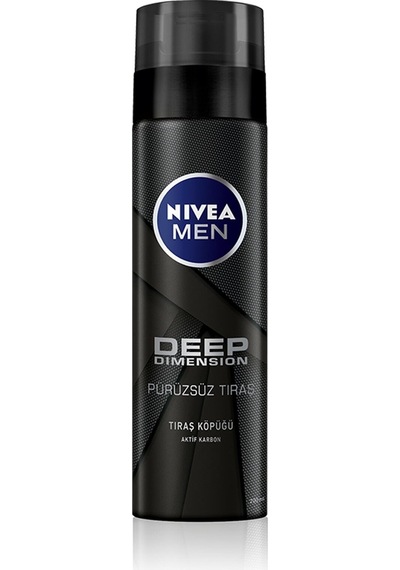 Tıraş Köpüğü Deep Dimension Aktif Karbon 200ml 2'li Paket