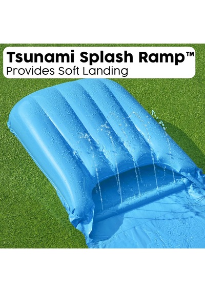 Bestway H2ogo Tsunami Splash Ramp Tek Kaydırak 488 Cm Çok Renkli