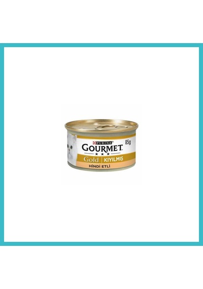 Gourmet Kıyılmış Hindi Etli Yetişkin Kedi Konservesi 24 Adet 85 Gr Dfnbez