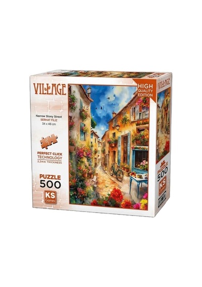 Ks Games Puzzle 500 Parça Narrow Stony Street 20075