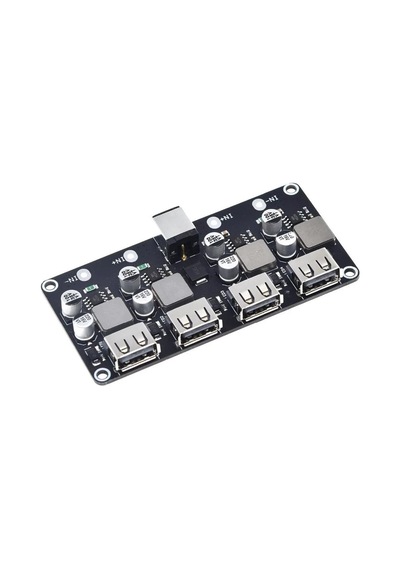 6V - 30V 24W 4 USB'li Gerilim Azaltıcı Hızlı Şarj Kartı
