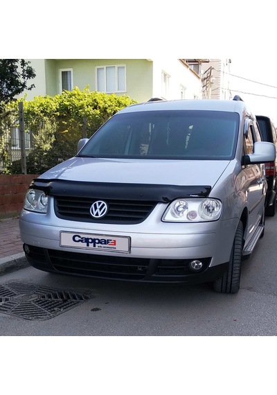 Cappafe Vw Caddy Ön Kaput Koruyucu Rüzgarlık 4Mm Abs 2004-2010