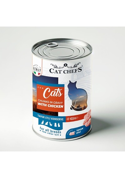 Cat Chefs Tavuk Etli Konserve 415 Gr