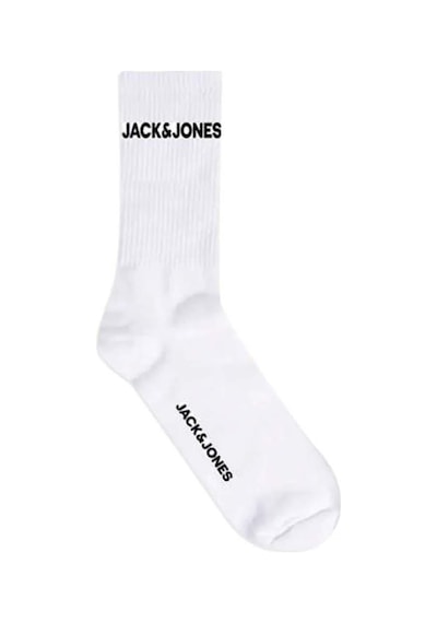 Jack & Jones 12179475 Jacbasic Logo Tennis Sock 5 Pack Noos Beyaz 001