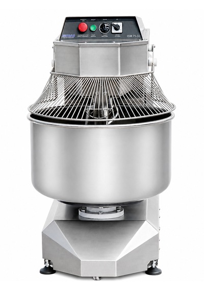 Ism 75-32 Cr, 75 L,iki Devirli, Paslanmaz Çelik Gövde Sprial Mixer Krom