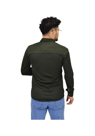 Erkek Spor Silim Fit Uzun Kol Gömlek Bgl-st04484 Haki Erkek Spor Silim Fit Uzun Kol Gömlek Bgl-st04484 Haki