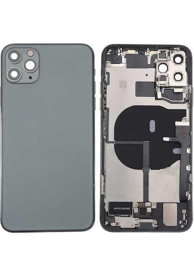 Apple Uyumlu iPhone 11 Pro İle Dolu Kasa Yeşil