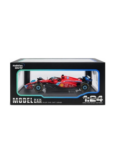 1:24 Formula F1 Kırmızı Metal Model Araba Detaylı Yarış Aracı