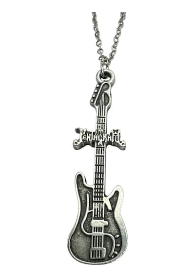 Pentagram Müzik Grubu Temalı Unisex Kolye Heavy Metal Takı 60 Cm Çok renkli