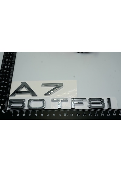 Audi A7 50 TFSi Krom ABS 3M 3D Bagaj Yazı Logo Ürün